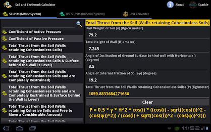 Soil & Earthwork Calc. Tablet poster 5