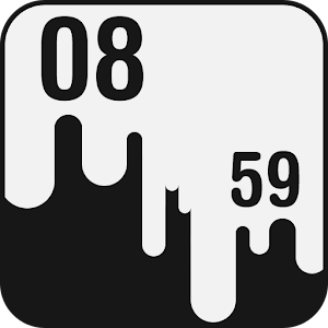 Dripping Paint Clock  Icon