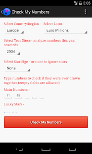Lastest Euro Millions Analyzer APK