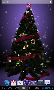 download Christmas Tree 3DLiveWallpaper free