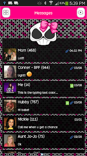 How to install GO SMS - Girly Skulls 11 1.1 unlimited apk for pc