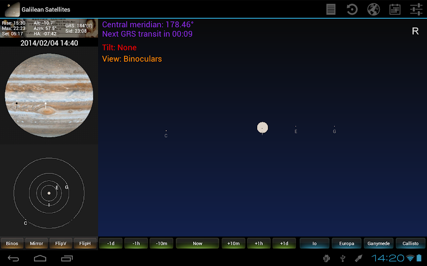 Galilean for Tablets Screen 1