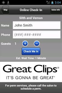 Great Clips Online Check-in