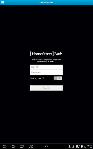 HomeStreet Mobile for Tablet