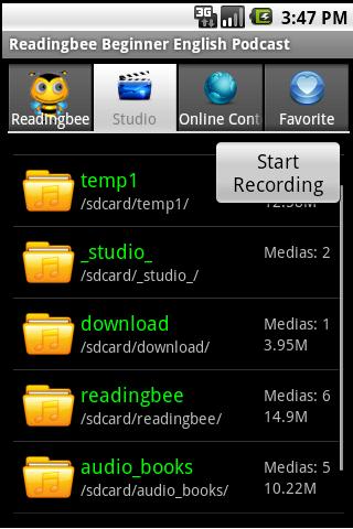 Reading Bee Audiobooks Premium Screen 2