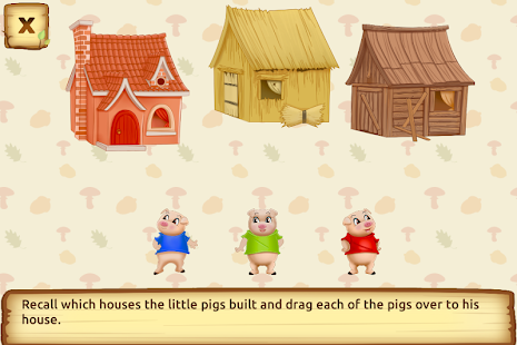 Three Little Pigs - Fairy Tale with Games(圖3)-速報App