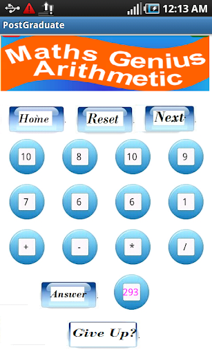 【免費教育App】MathsGenius Arithmetic-APP點子