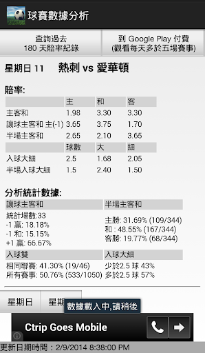 球賽數據分析 付費版