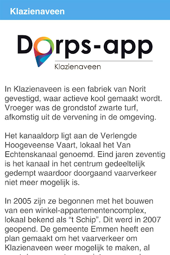 【免費旅遊App】Dorps-app Klazienaveen-APP點子