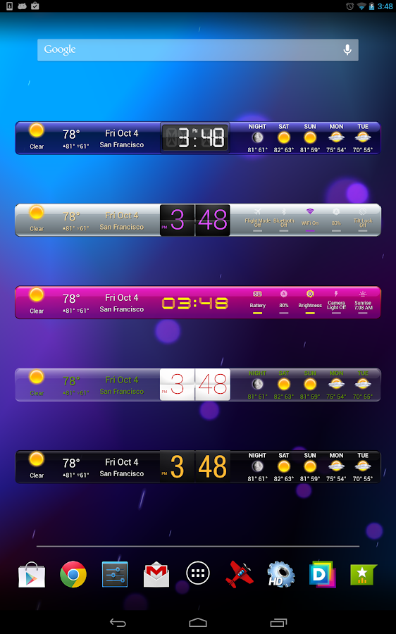HD Widgets - screenshot