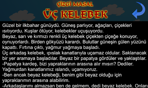 【免費程式庫與試用程式App】Çizgi Masal -Üç Kelebek Masalı-APP點子