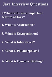 Lastest 45 Java Interview Questions APK for Android