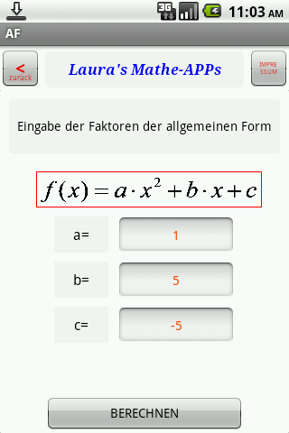 Quadratische Gleichung