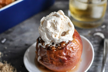 Bourbon Baked Apples