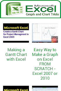 How to make a chart in excel