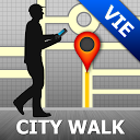 Vienna Map and Walks mobile app icon