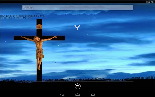 jesus on cross live wallpaper