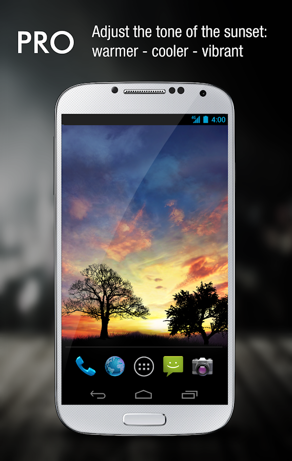   Sunset Hill Pro Live Wallpaper- tangkapan layar 