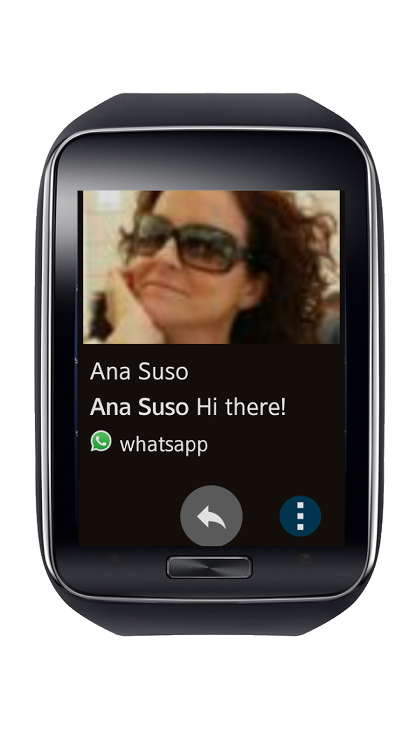 Notifications for Gear S 123 Screen 1
