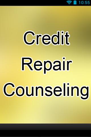 Credit Repair Counseling