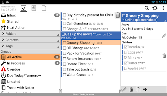 Pocket Informant 3 Demo - screenshot thumbnail