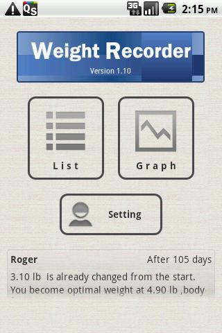 Weight Recorder