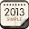 卓上カレンダー2013：シンプルカレンダー 「ウィジェット」 Download on Windows