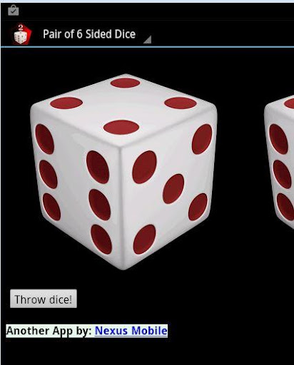 2 Dice Roller - 6 sided