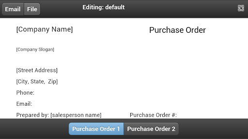 The Purchase Order