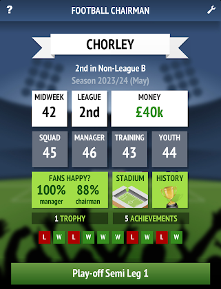 Football Chairman - screenshot