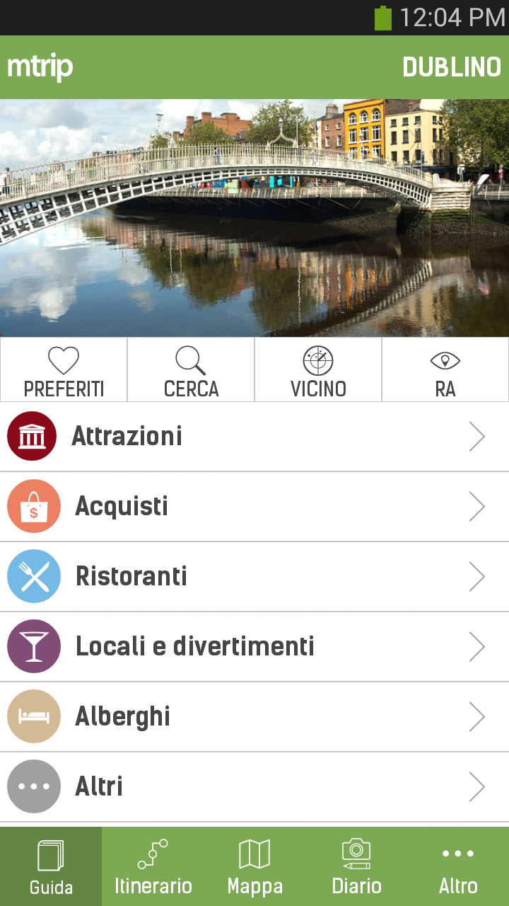 Android application Dublin Travel Guide – mTrip screenshort