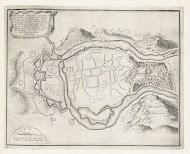 Plattegrond van Besançon, ca. 1693-1696