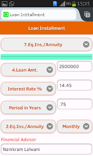 Equated Instalment Calculator Screenshots 0
