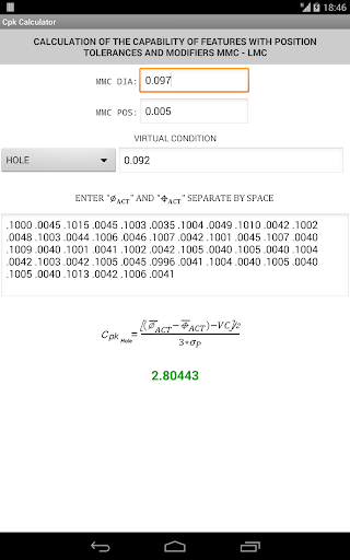 Cpk Calculator