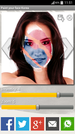 【免費運動App】Paint your face Korea-APP點子