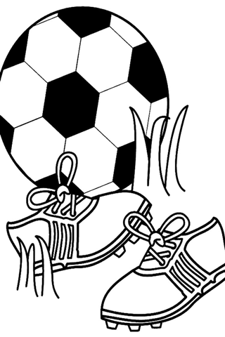 stickman soccer coloring