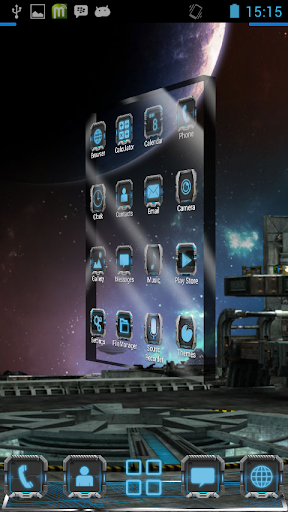 Spacebot Comet Launcher Theme