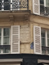 Plaque Émile Littre Paris