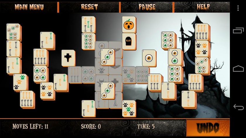 Mahjong Halloween Unlocked Screen 3