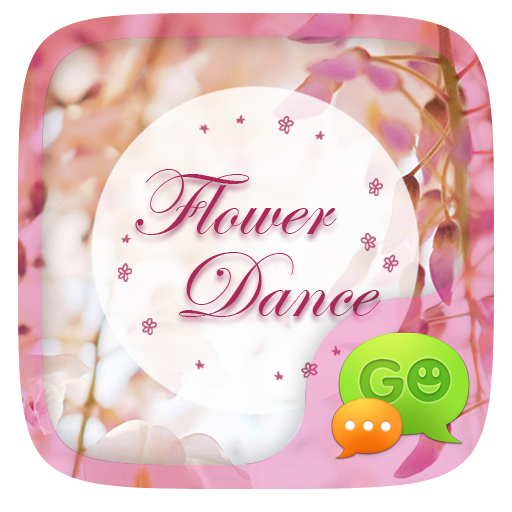 GO SMS FLOWER DANCE THEME 個人化 App LOGO-APP開箱王