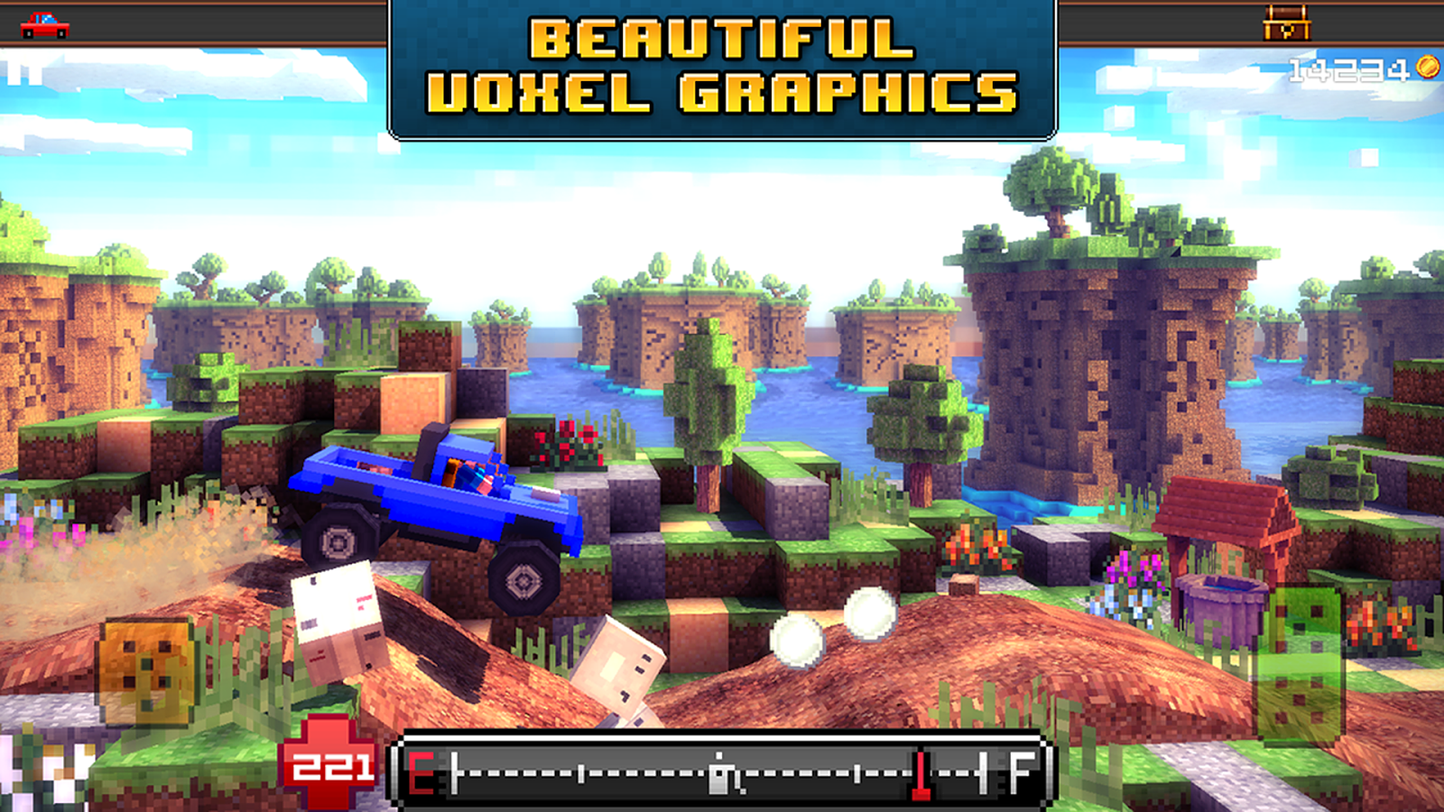 Blocky Roads - screenshot