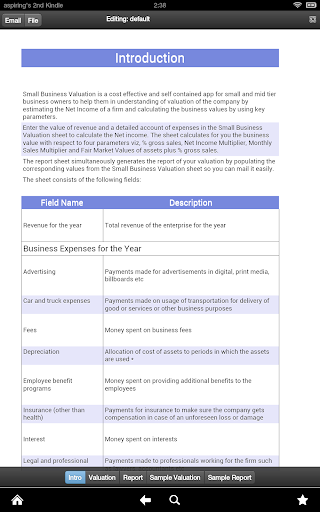 Business Valuation