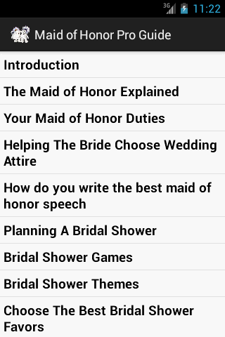 Maid of Honor Pro Guide