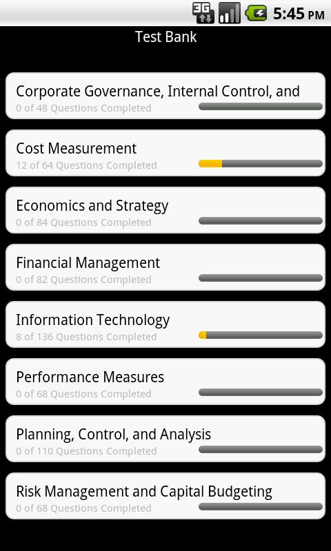 BEC Test Bank - Wiley CPA Exam Screen 3