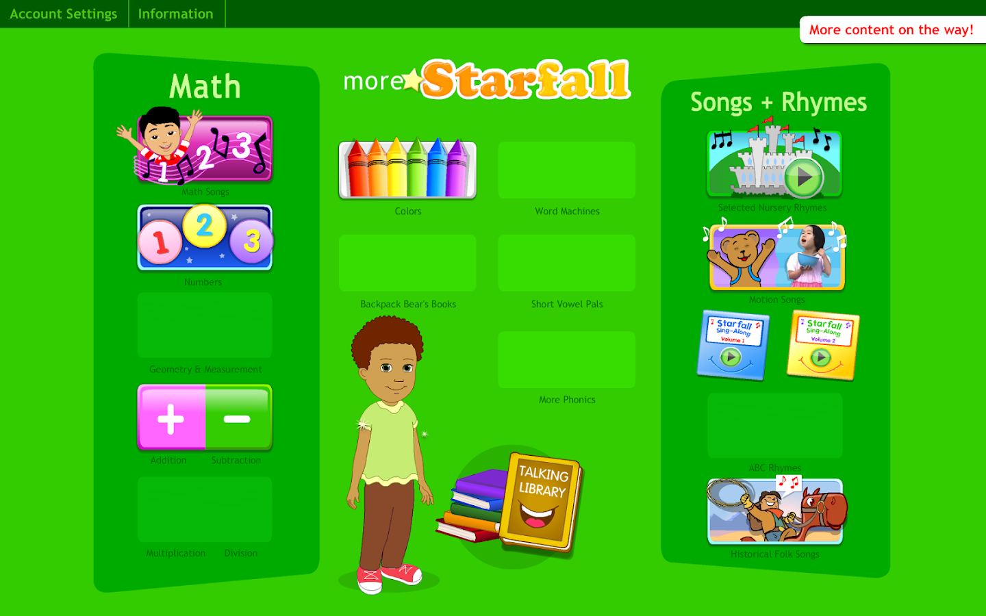 More Starfall for Members screenshot