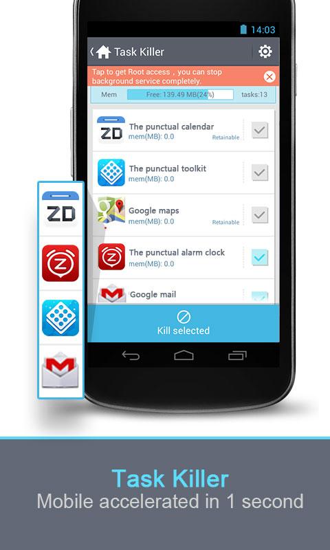 ZDbox ( Root Task Killer ) - screenshot