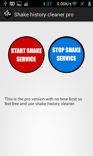 Shake history cleaner pro