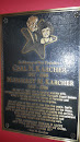 Carl Karcher Dedication Plaque