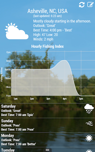 【免費運動App】My Fishing Forecast-APP點子