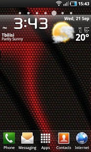 Nano Armor Red LWP Screenshots 0